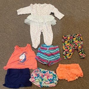Baby girl shorts bundle lot